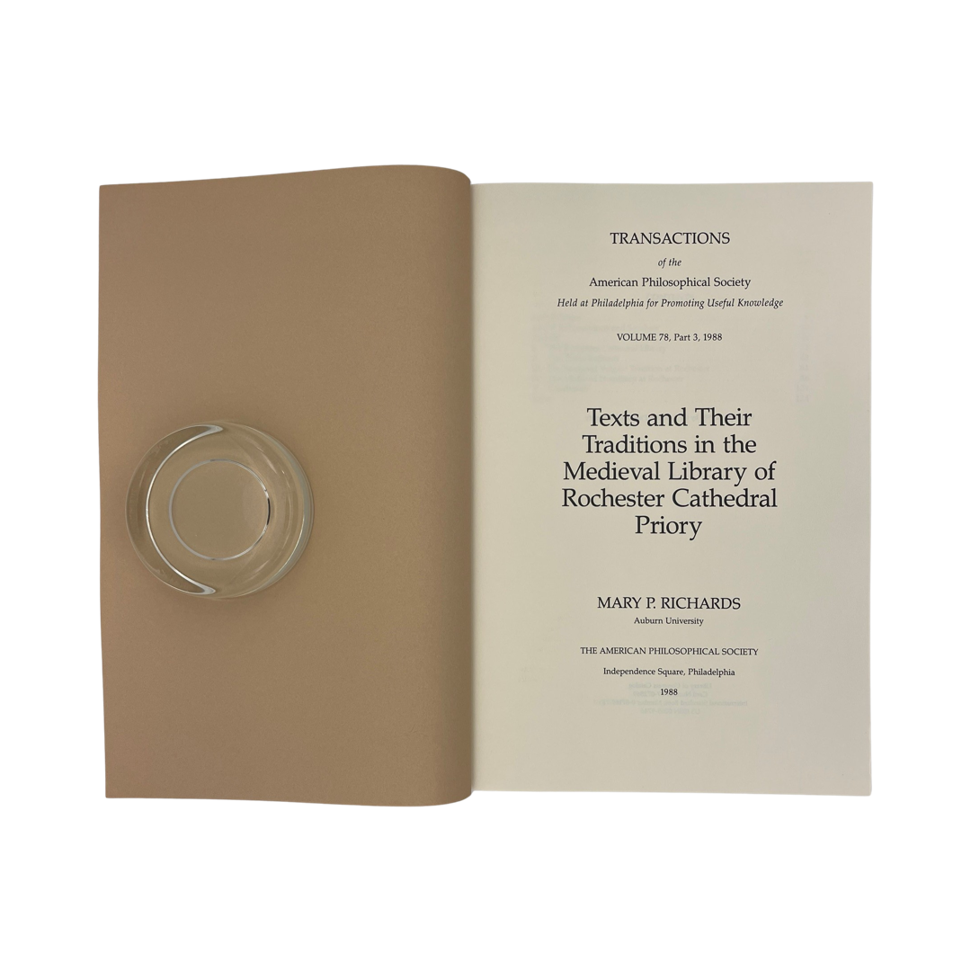 Library Of Rochester Cathedral Priory, Vol 78, Part 3; Richards, Mary