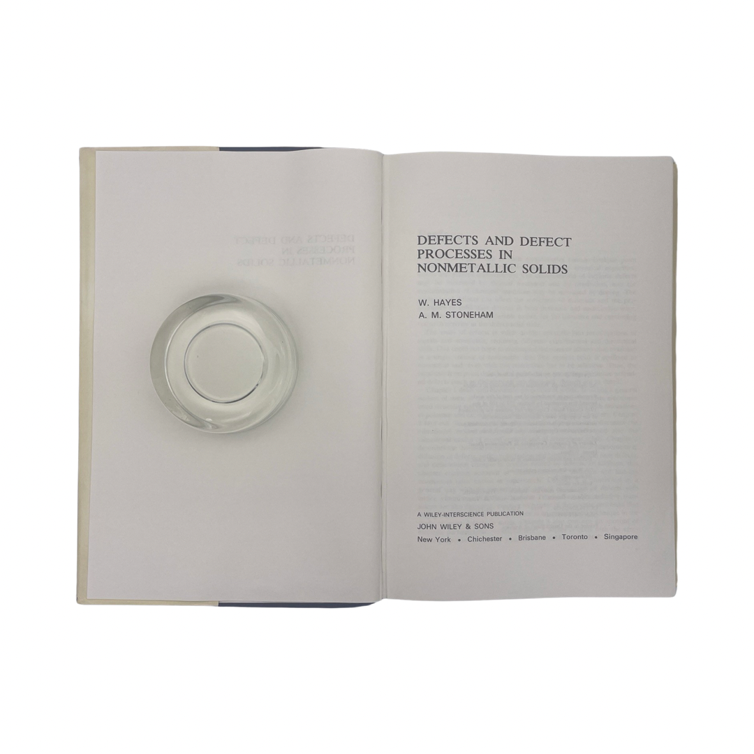 Defects And Defect Processes In Nonmetallic Solids; Hayes, W; Stoneham, A M