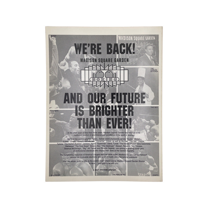 Computer Boxing Update 1989 Volume 6; Ralph Citro Inc