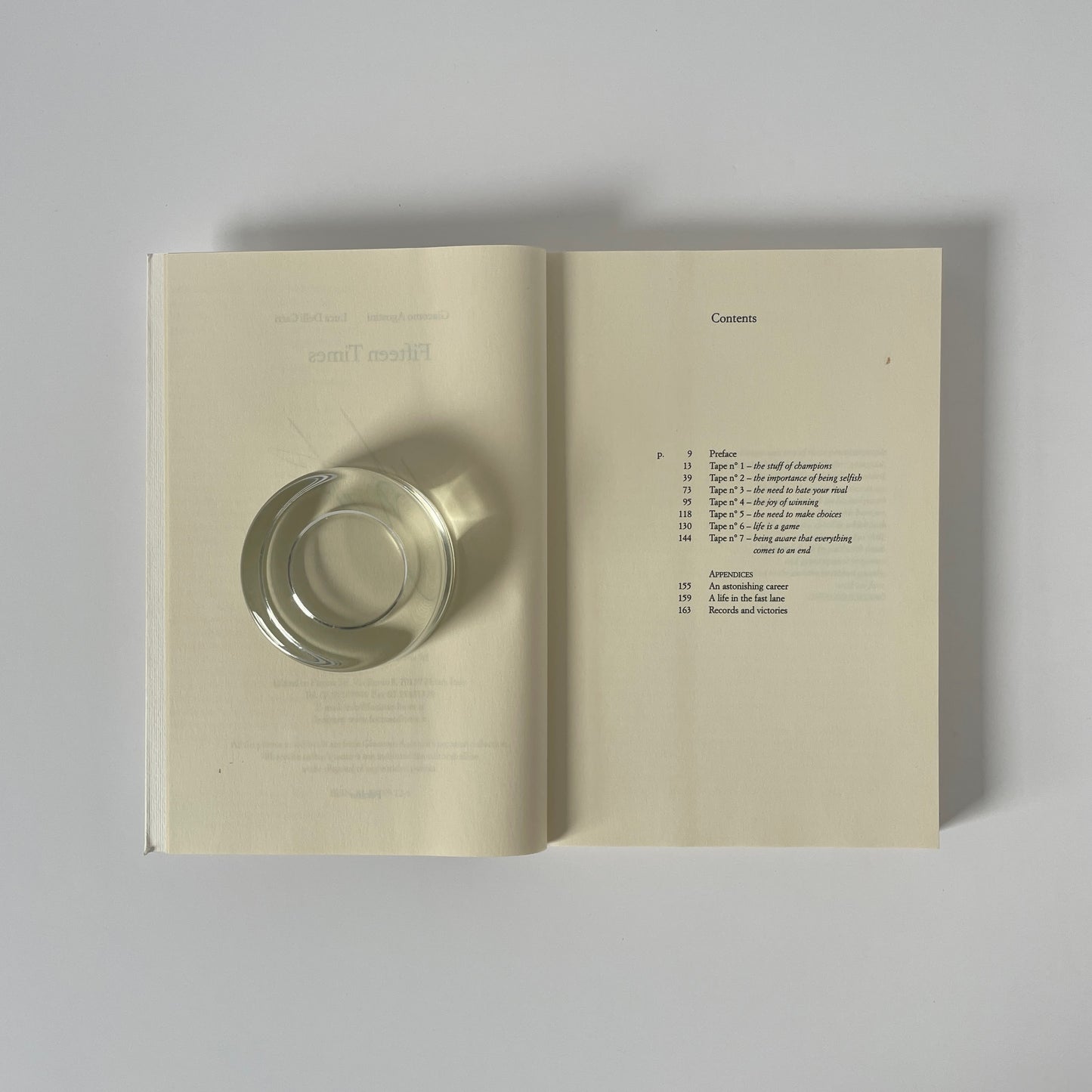 Fifteen Times, Signed; Agostini, Giacomo; Carri, Luca Delli