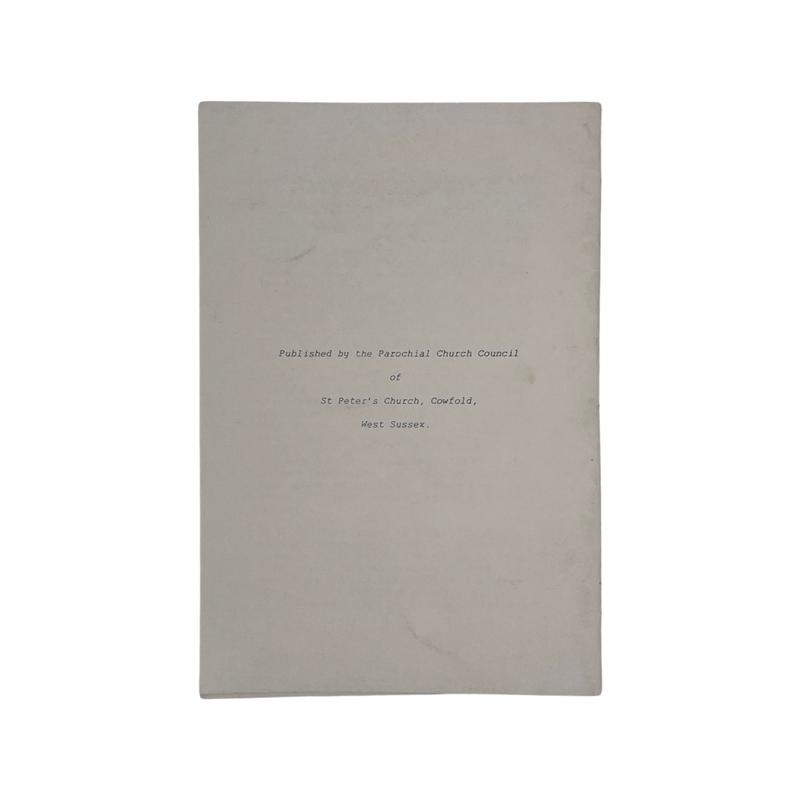 Cowfold And Its Churches; Parochial Church Council