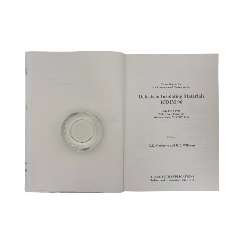 Defects In Insulating Materials ICDIM 96; Matthews, G E; Williams, R T