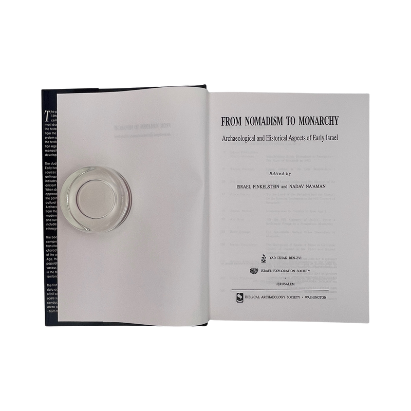 From Nomadism To Monarchy; Finkelstein, Israel; Na'aman, Nadav