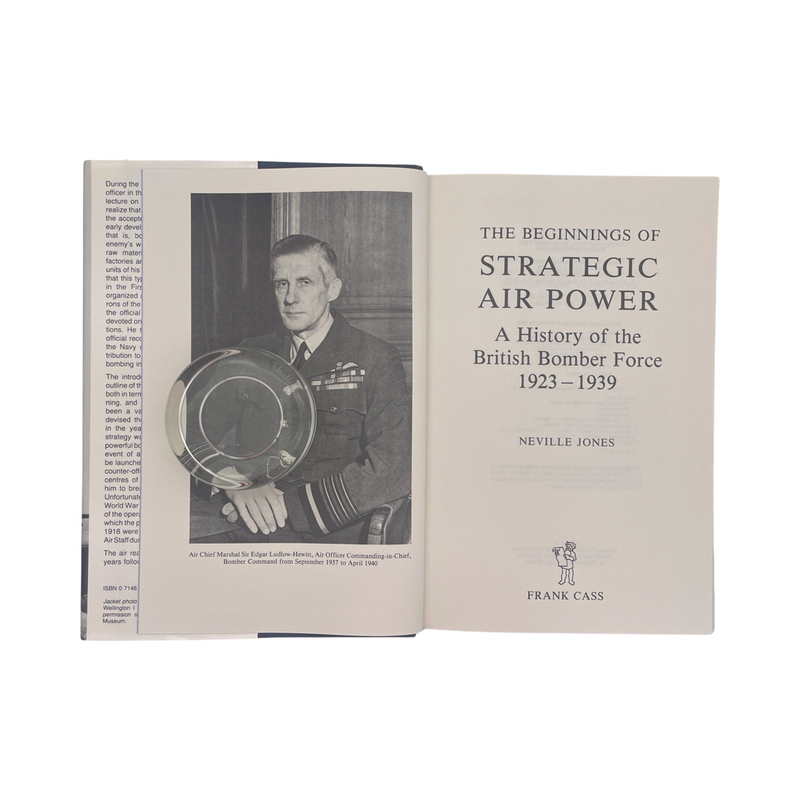 The Beginnings Of Strategic Air Power, 1923-39; Jones, Neville