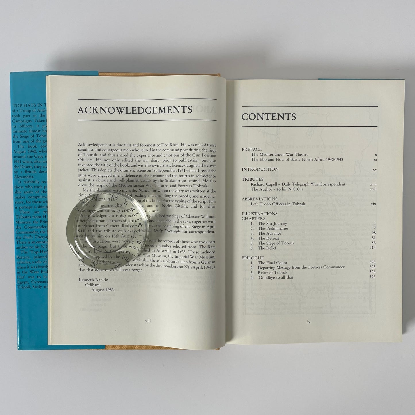 Top-Hats In Tobruk; Rankin, Kenneth