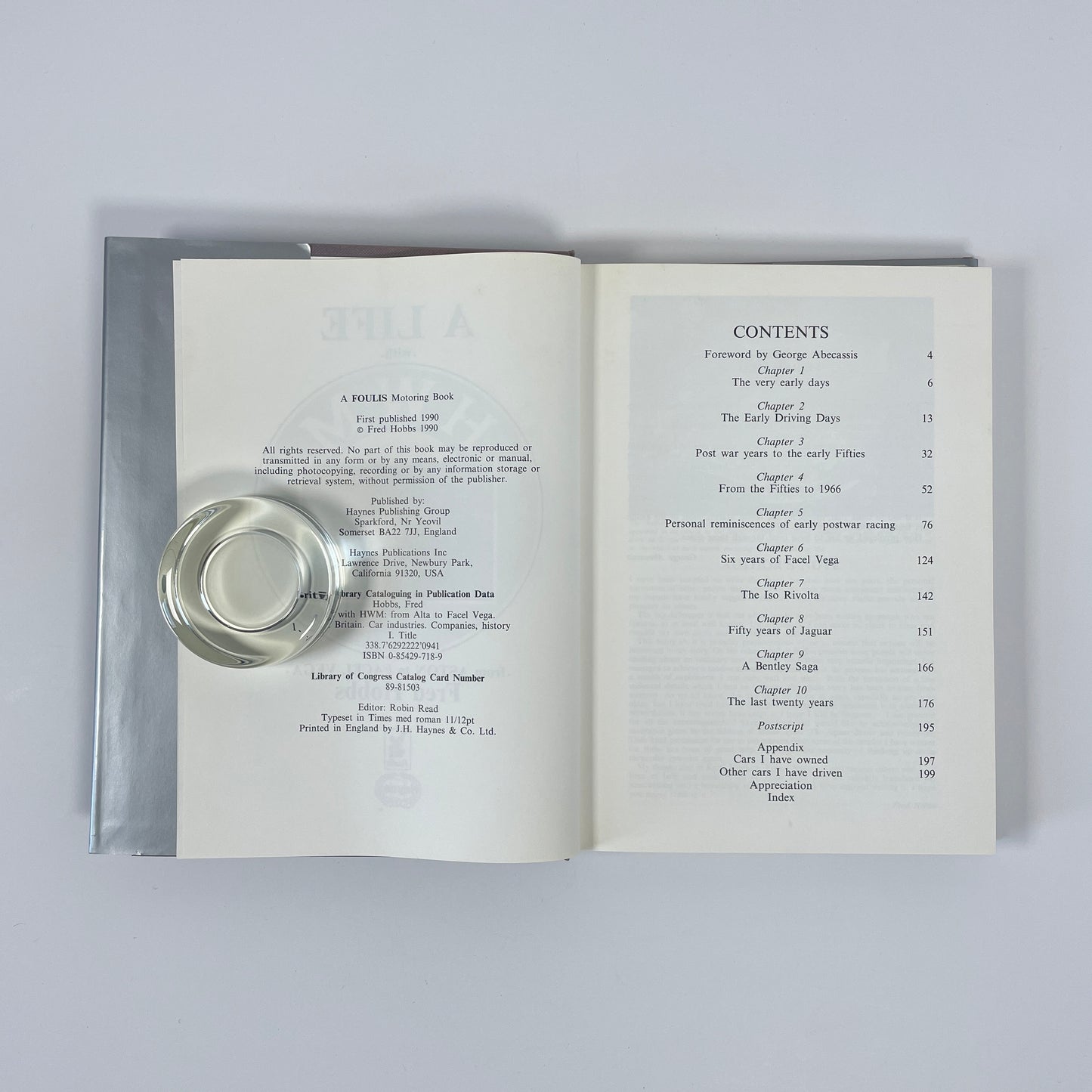 A Life With HWM From Aston To Facel Vega; Hobbs, Fred