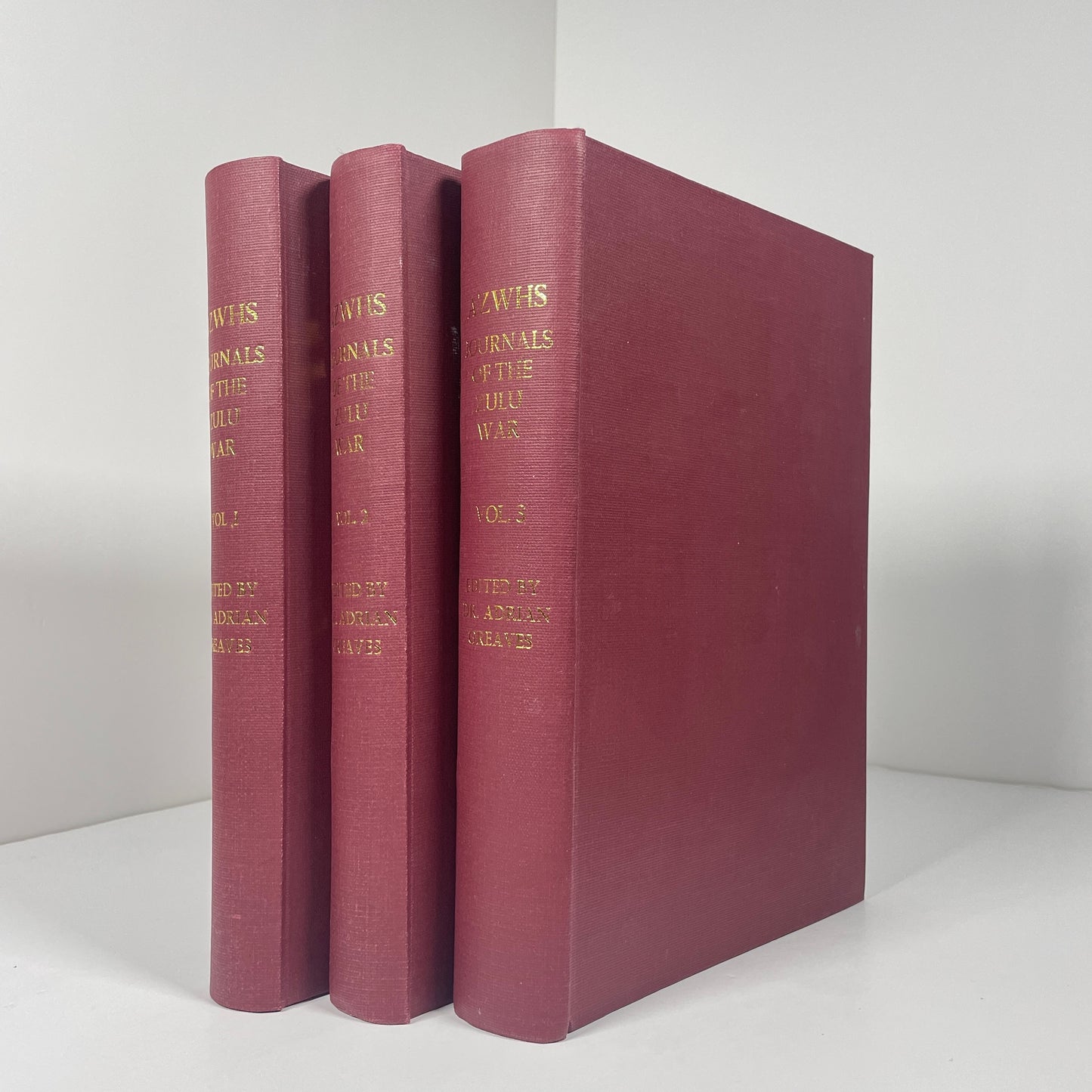 AZWHS Journals Of The Zulu War No 1 - 40 In 3 Volumes; Greaves, Edited by Adrian Greaves