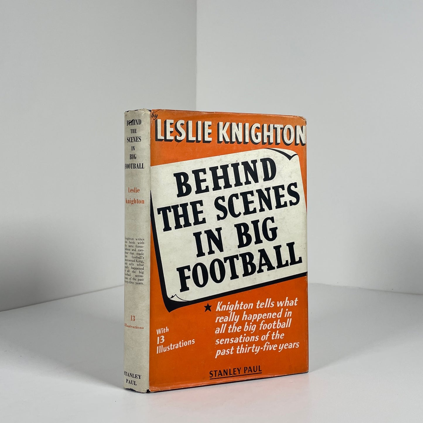 Behind The Scenes In Big Football; Knighton, Leslie