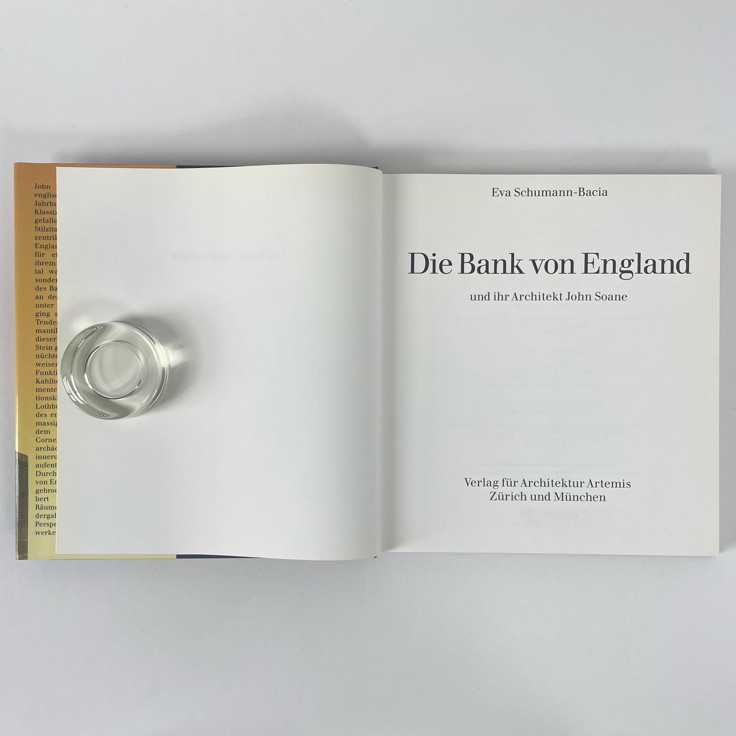 Die Bank Von England Und Ihr Architekt John Soane; Schumann-Bacia, Eva