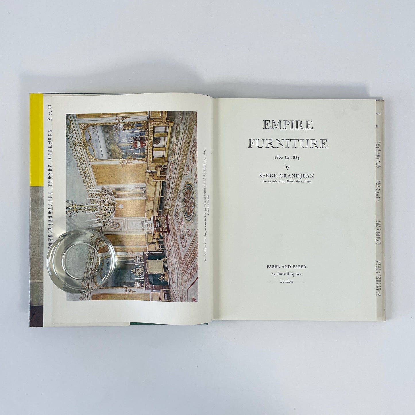 Empire Furniture 1800-1825; Grandjean, Serge