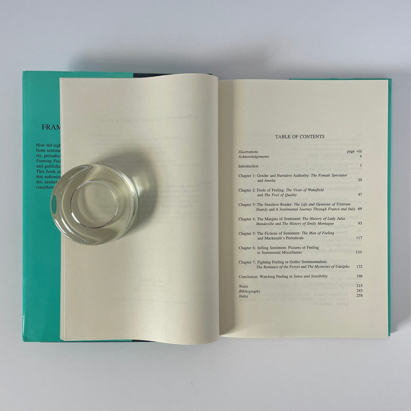 Framing Feeling, Sentiment & Style In English Prose Fiction 1745-1800; Benedict