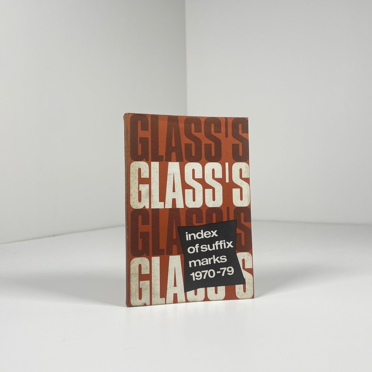 Glass's Index Of Suffix Marks 1970 - 79; Glass's Guide