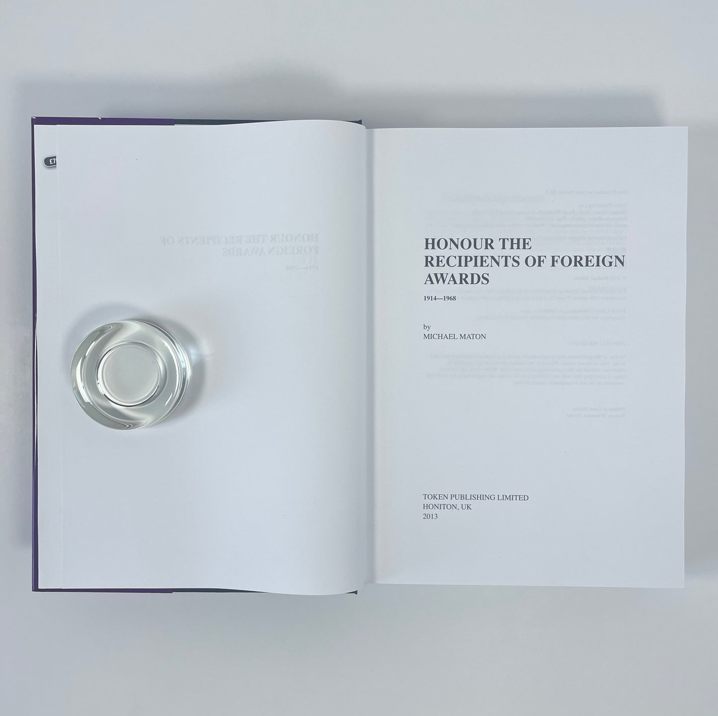 Honour The Recipients Of Foreign Awards; Maton, Michael