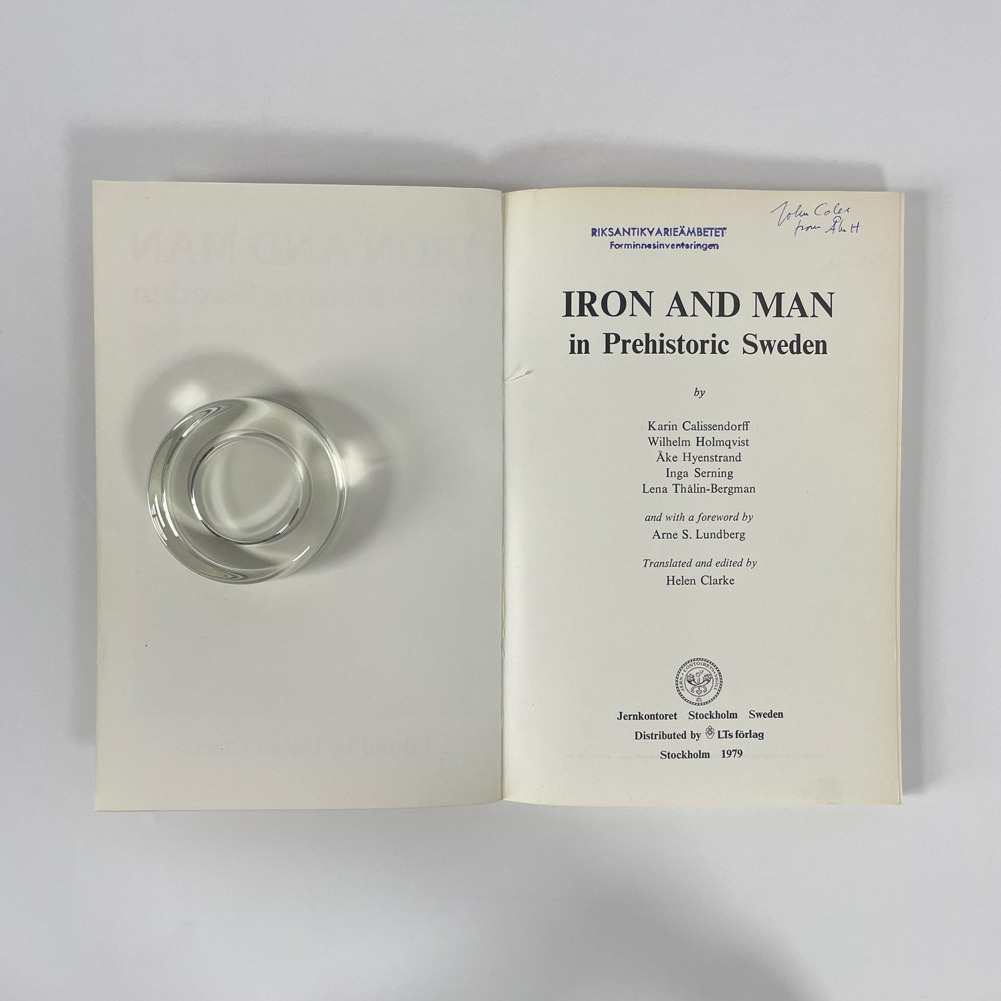 Iron And Man In Prehistoric Sweden; Clarke, Helen