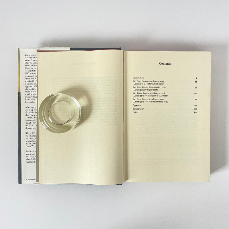 John Masefields Letters From The Front 1915-17; Vansittart, Peter