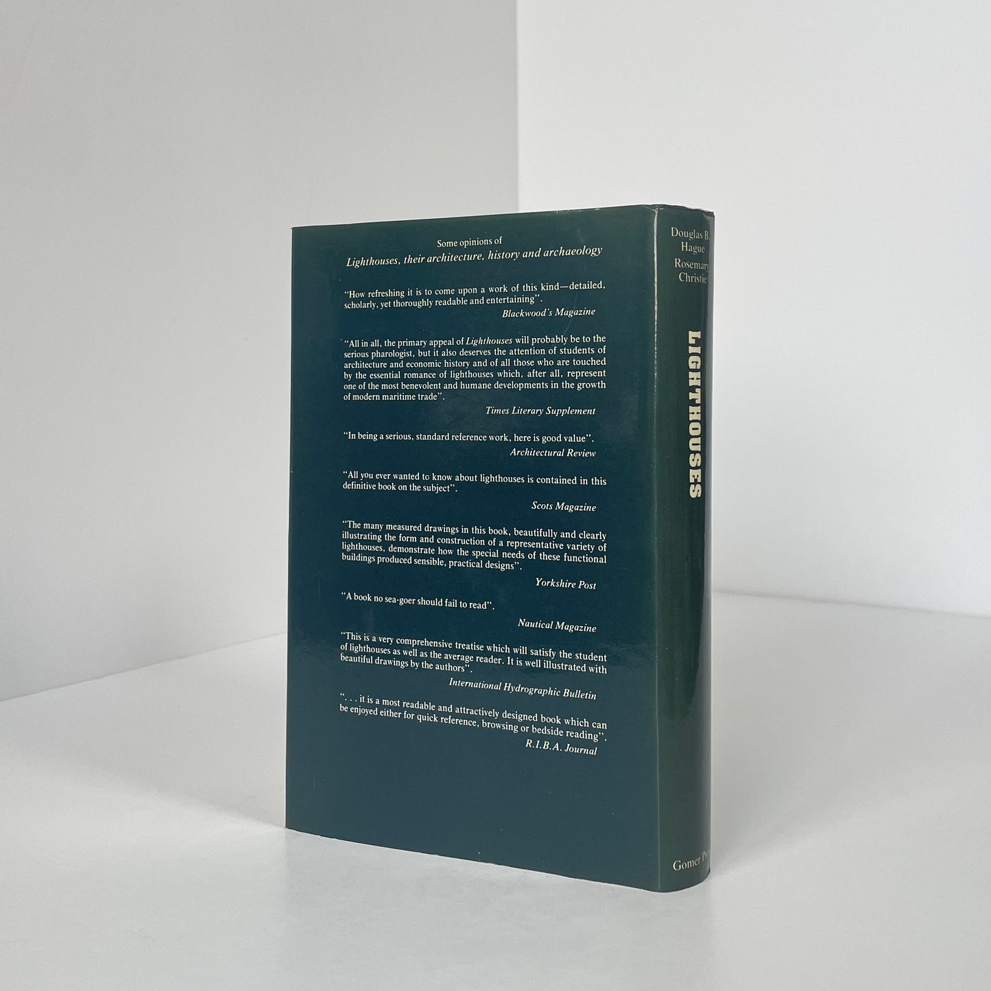 Lighthouses, Their Architecture, History And Archaeology; Hague, Douglas; Christie, Rosemary