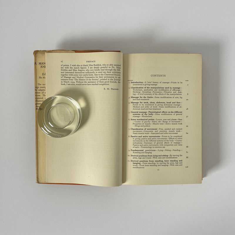 Manual Of Massage And Movements; Prosser, Edith M