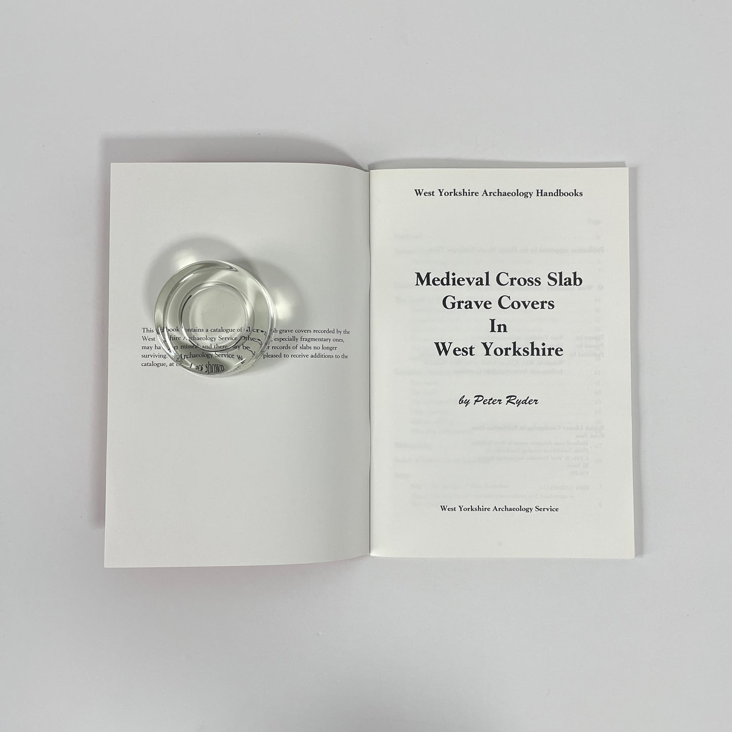 Medieval Cross Slab Grave Covers In West Yorkshire; Ryder, Peter