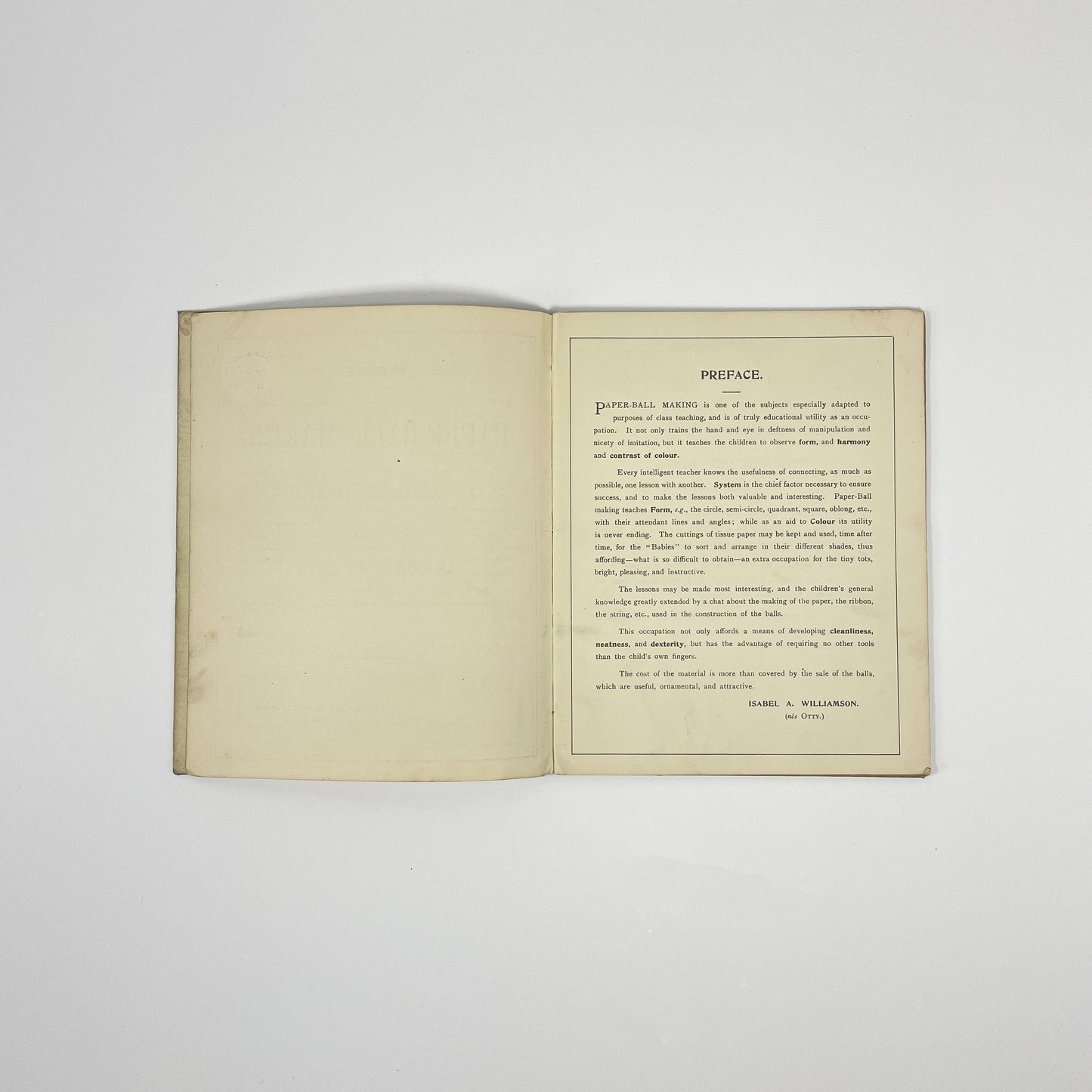 Paper Ball Making For Infants & Juniors; Otty (Williamson), Isabel A