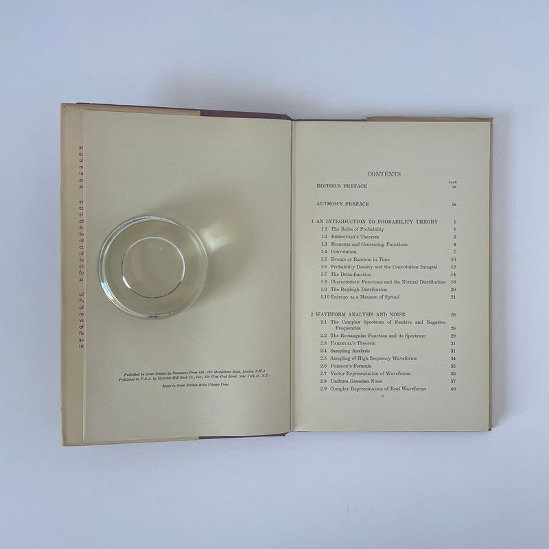 Probability And Information Theory, With Applications To Radar; Woodward, P M