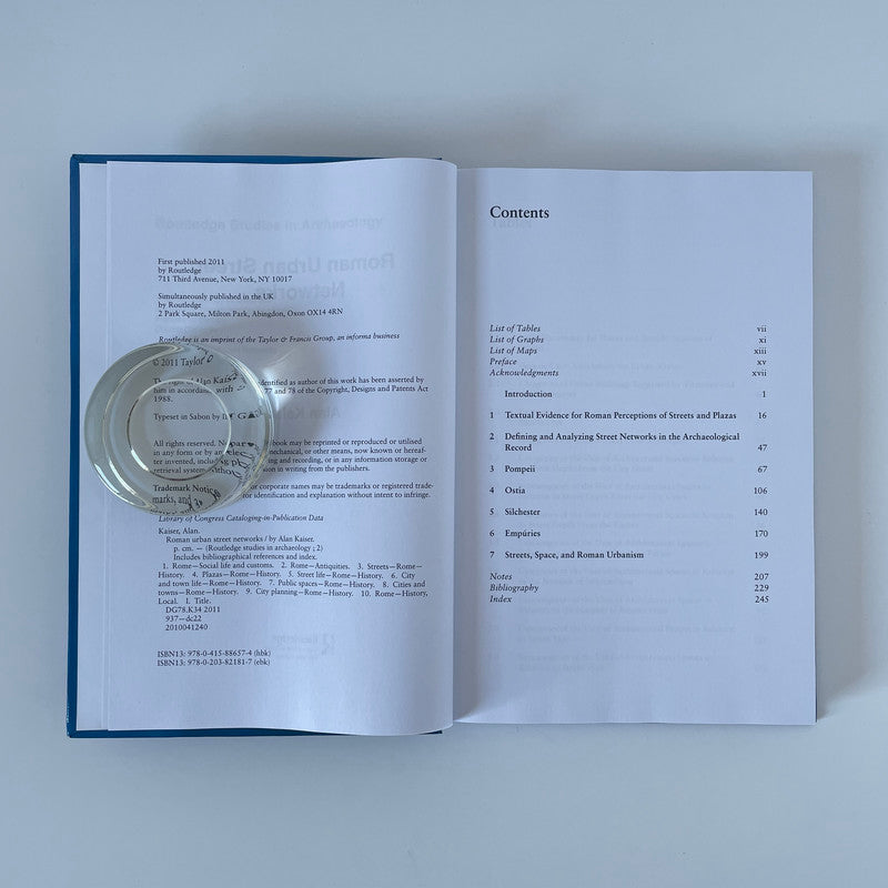 Roman Urban Street Networks; Routledge Taylor & Francis Group