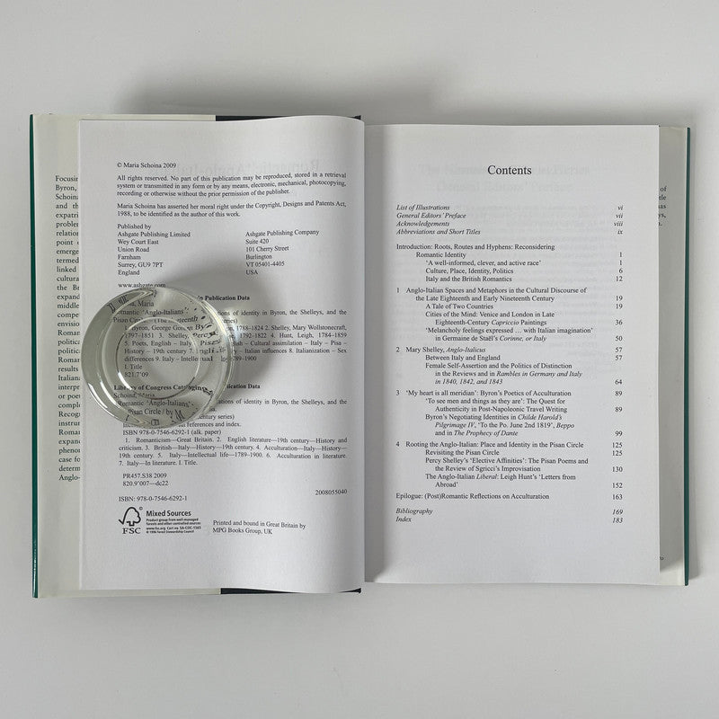 Romantic Anglo-Italians, Configurations Of Identity; Schoina
