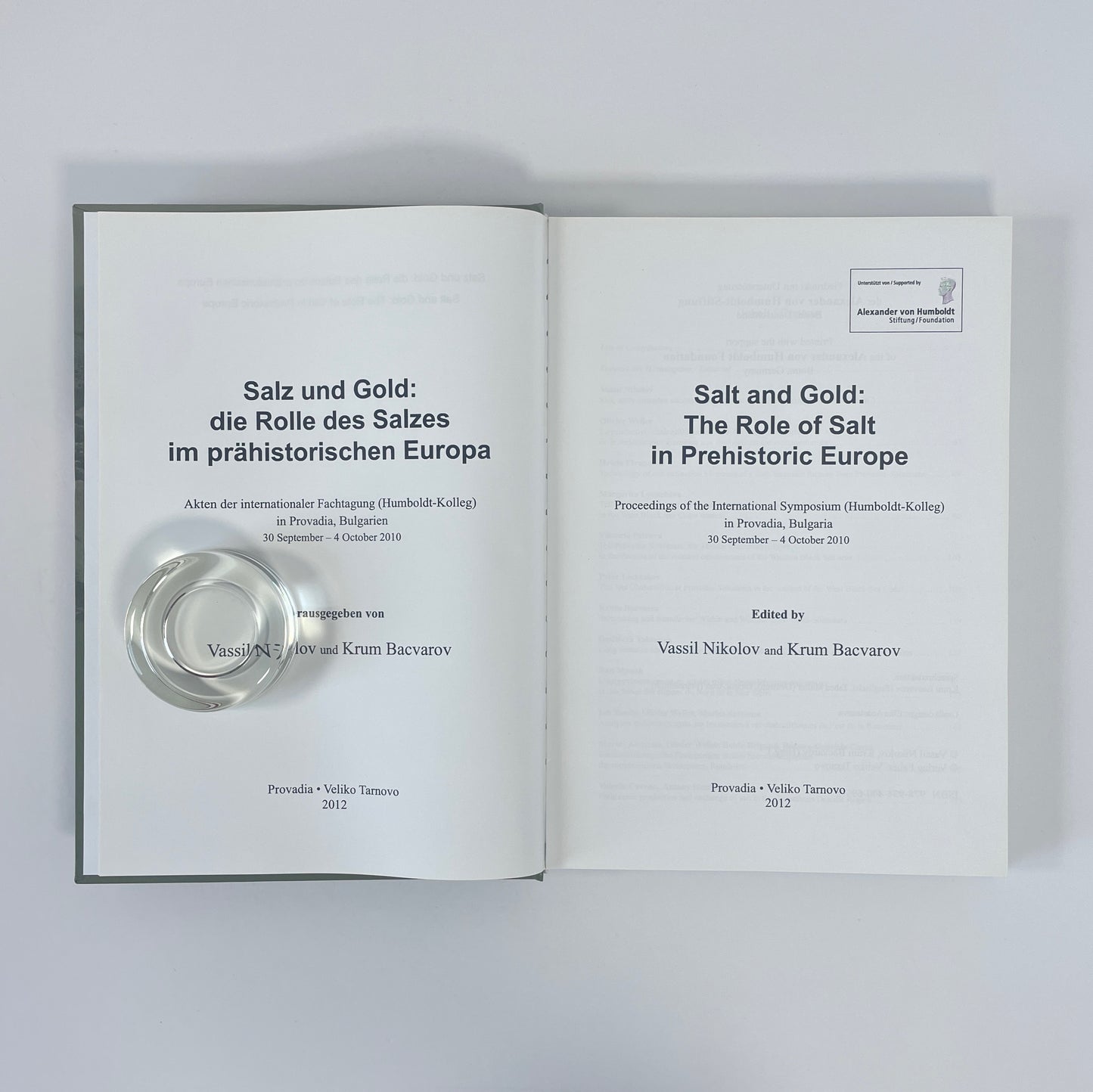 Salt And Gold: The Role Of Salt In Prehistoric Europe; Nikolov, Vassil; Bacvarov, Krum