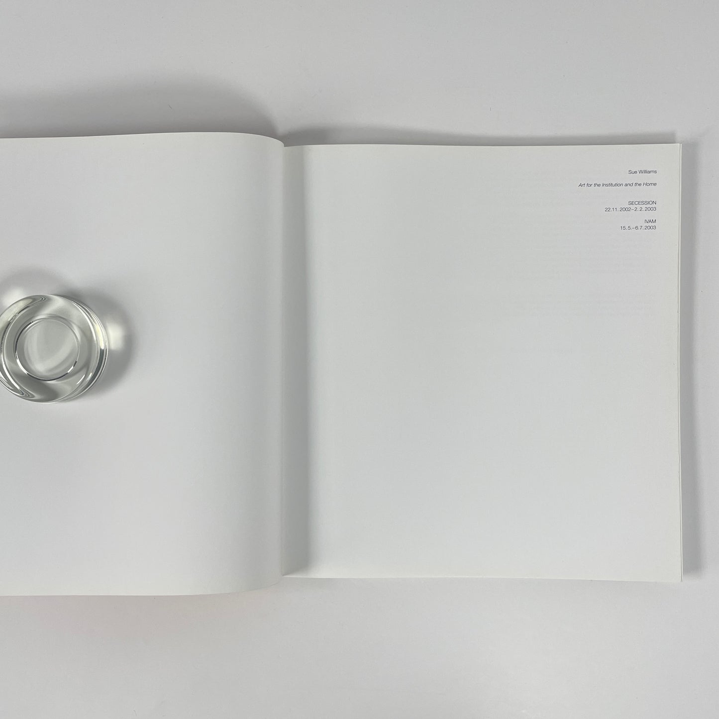 Secession Ivam, Art For The Institution And The Home; Williams, Sue