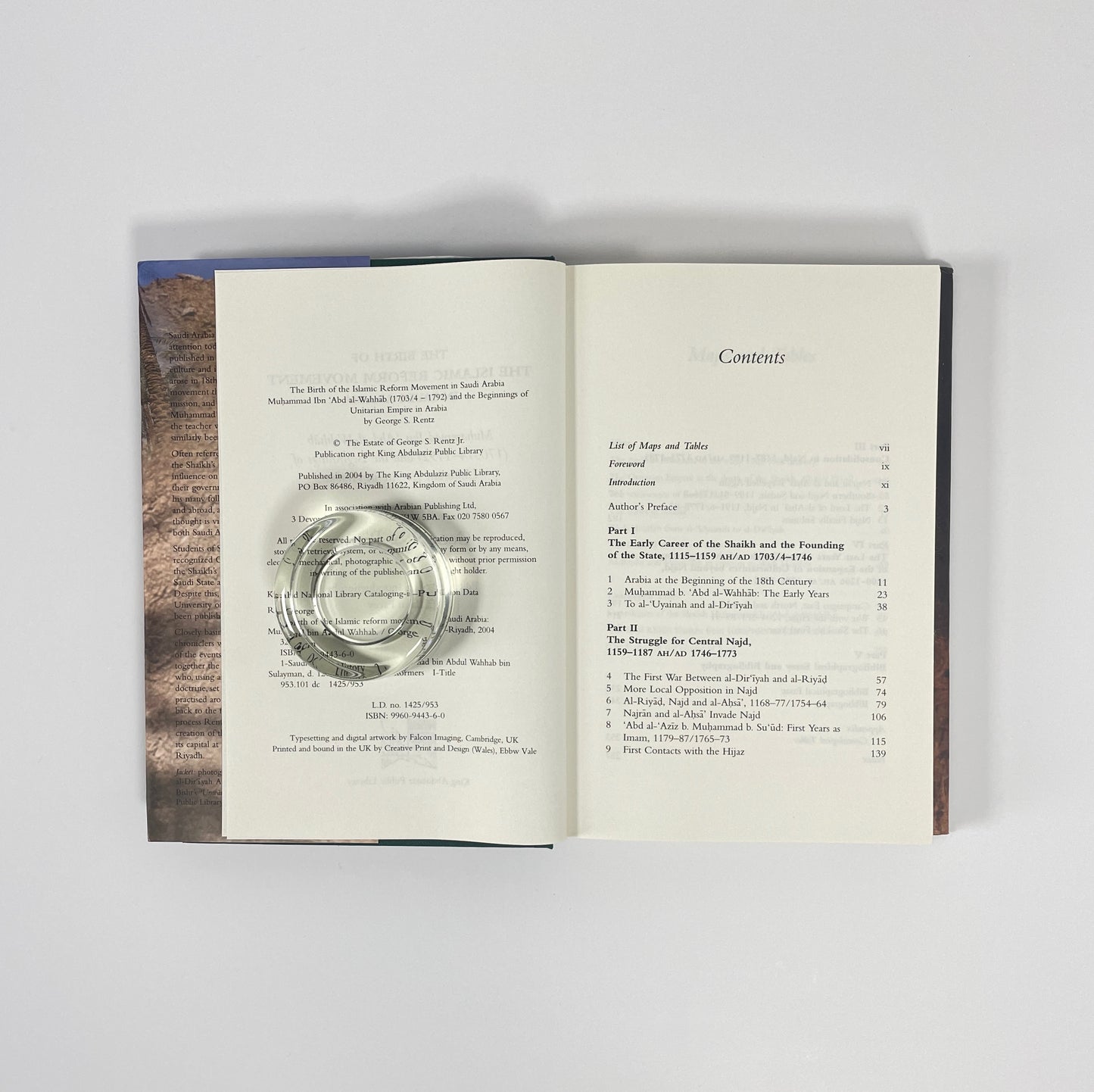 The Birth Of The Islamic Reform Movement In Saudi Arabia; Rentz, George S