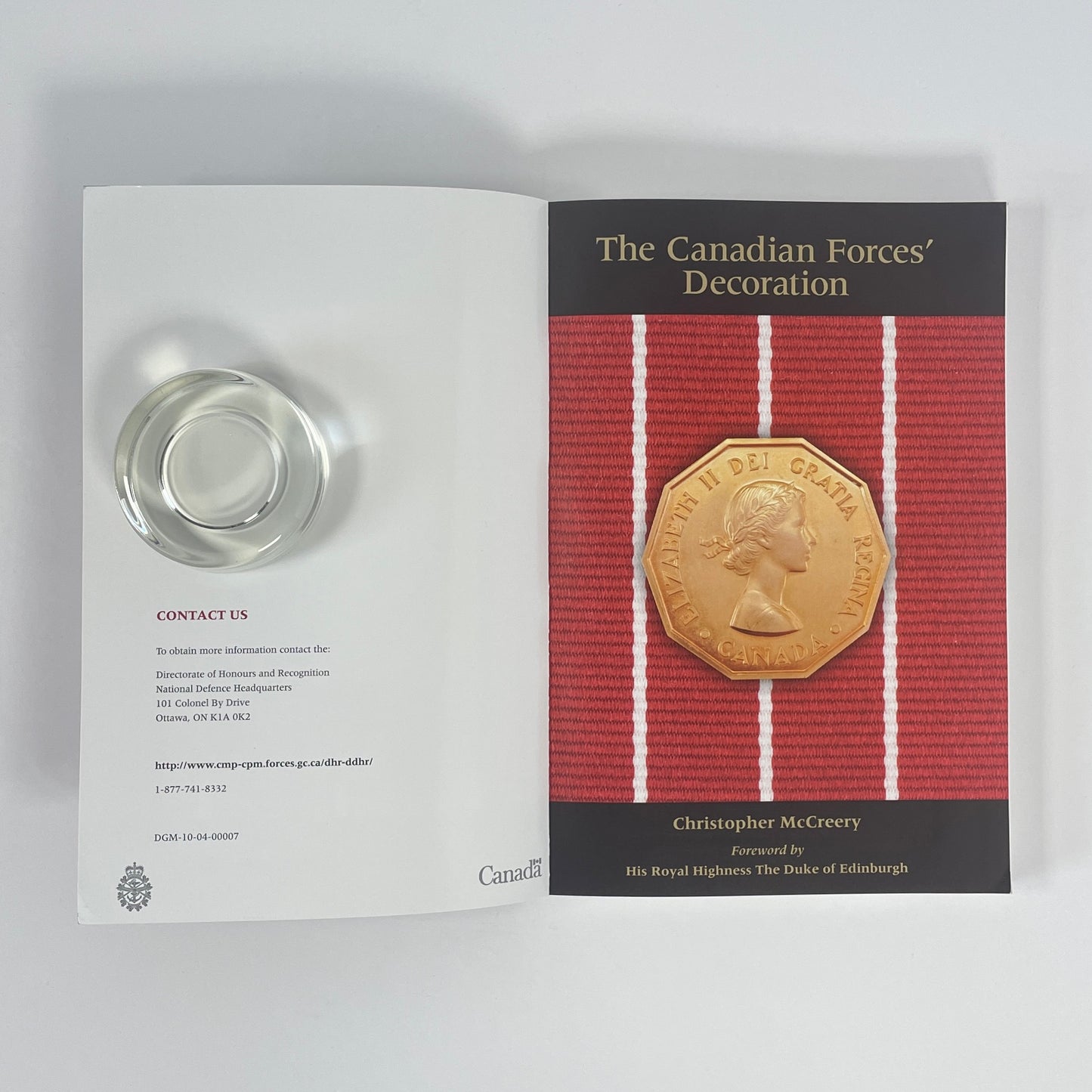 The Canadian Forces' Decoration; McCreery, Christopher