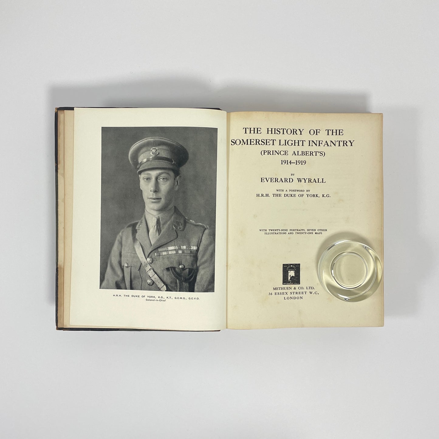 The History Of The Somerset Light Infantry (Prince Albert's) 1914-1919; Wyrall, Everard