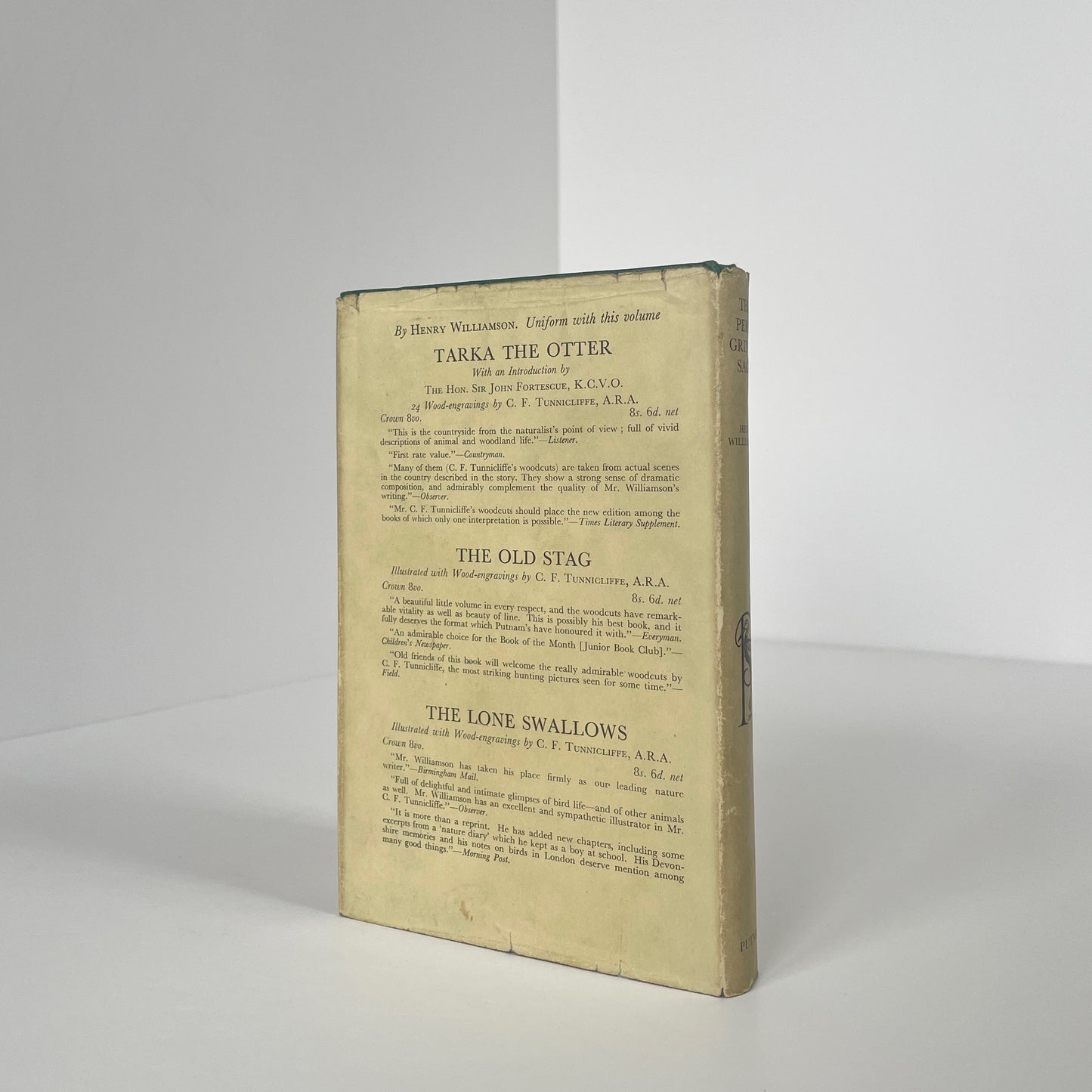 The Peregrine's Saga And Other Wild Tales; Williamson, Henry