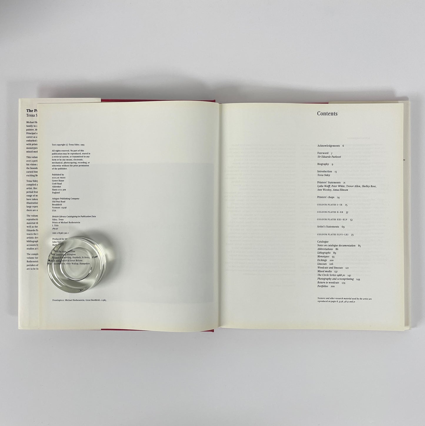 The Prints Of Michael Rothenstein; Sidey, Tessa