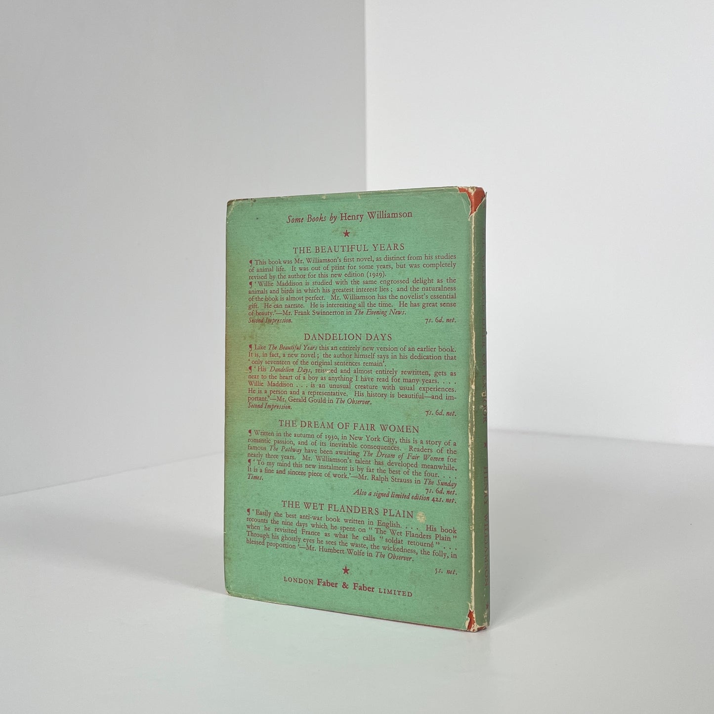 The Wild Red Deer Of Exmoor; Williamson, Henry