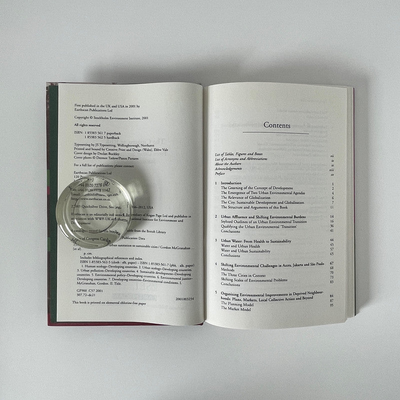 The Citizens At Risk, From Urban Sanitation To Sustainable Cities; McGranahan