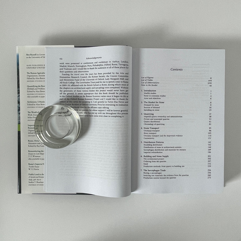 The Economics Of The Roman Stone Trade; Russell, Ben