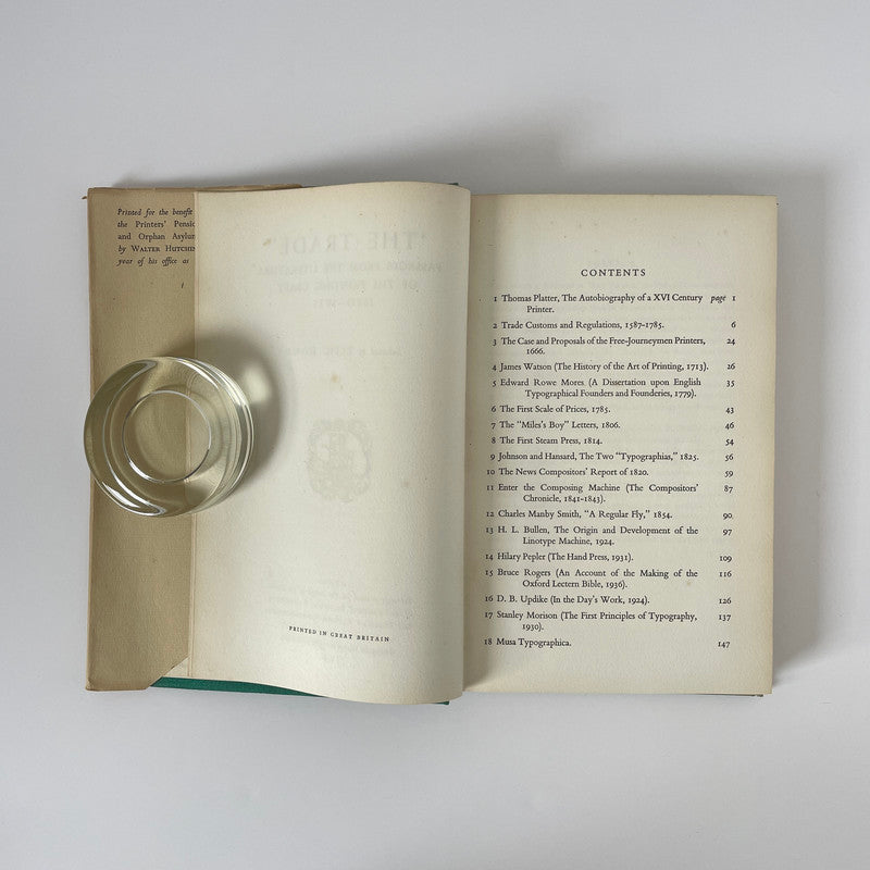 The Trade, Passages From The Literature Of Printing Craft, 1550-1935; Howe, E