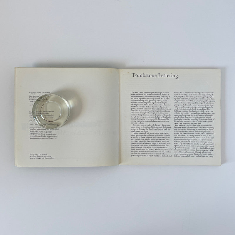 Tombstone Lettering In The British Isles; Bartram, Alan