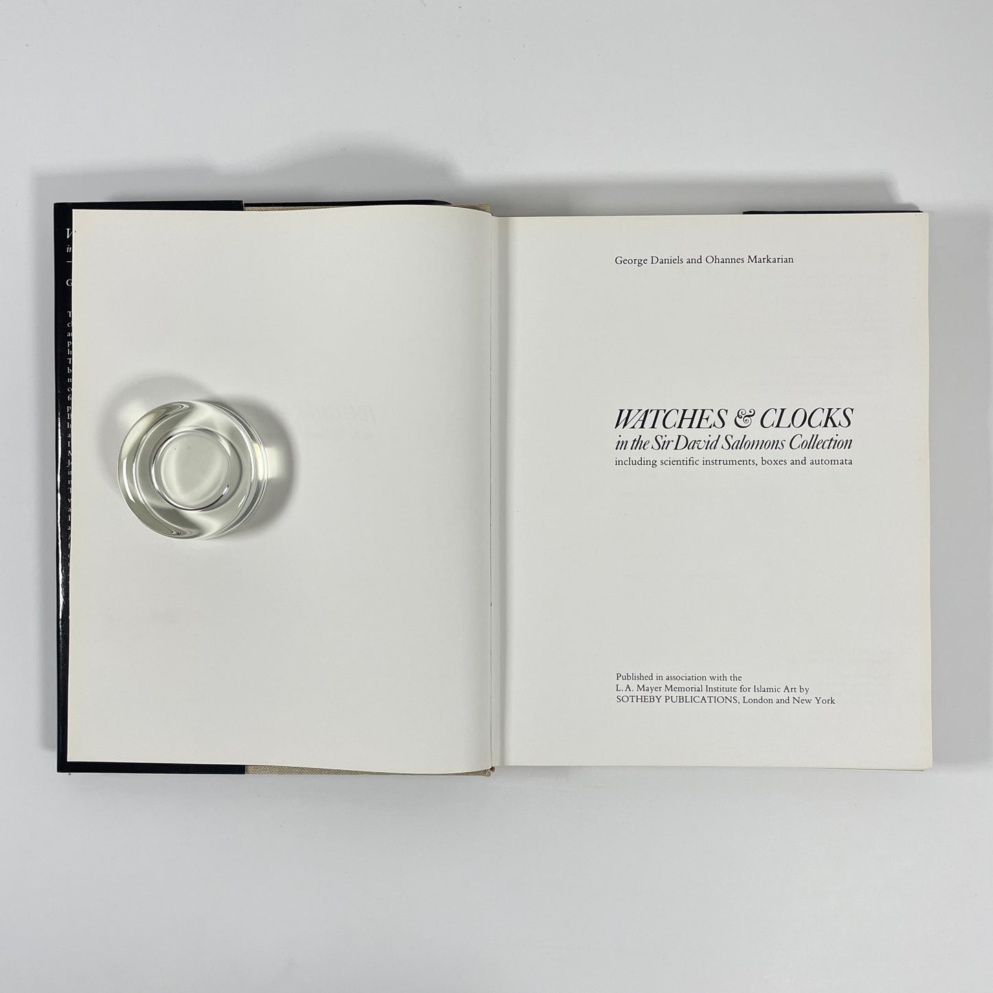 Watches & Clocks In The Sir David Salomons Collection; Daniels, George; Markarian, Ohannes