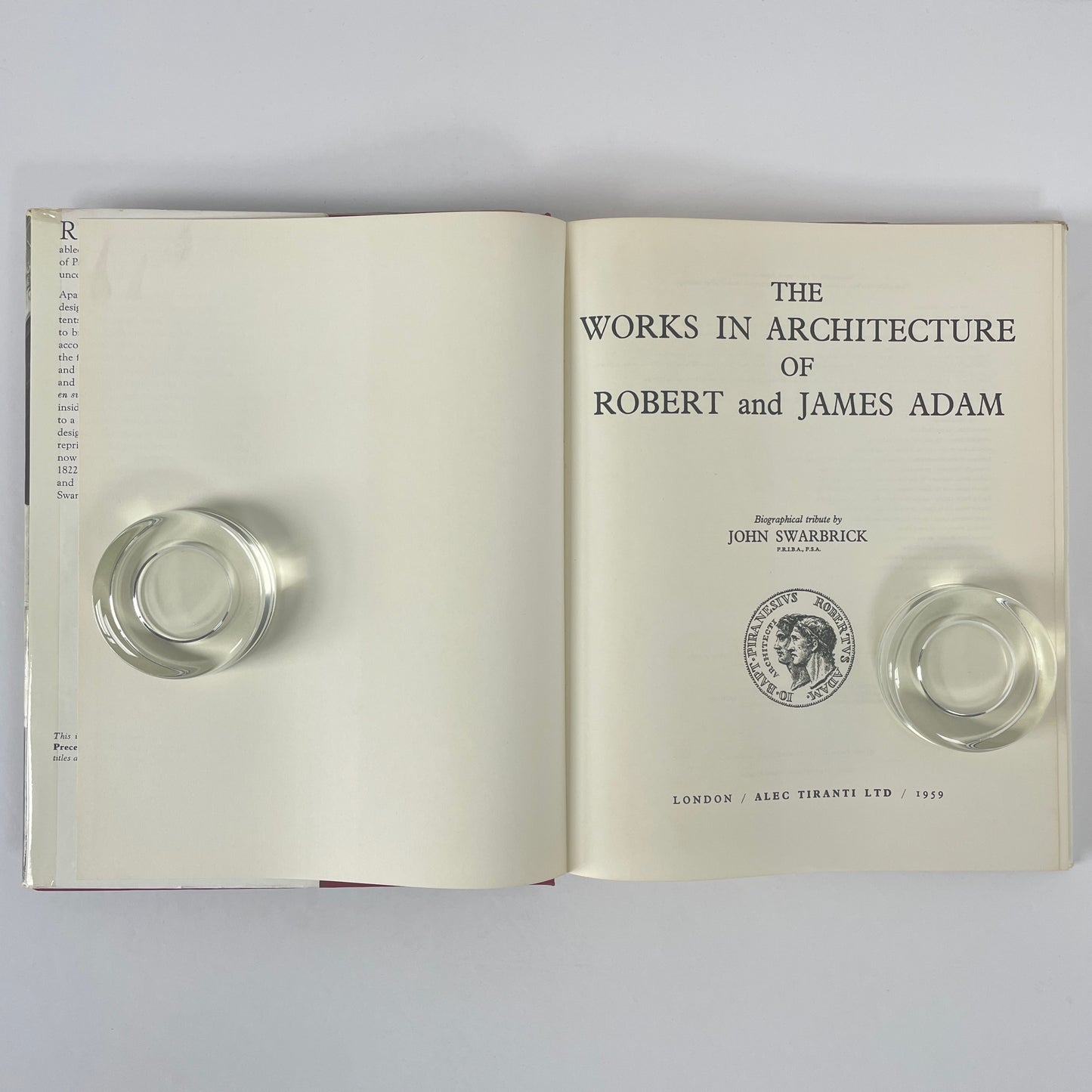 Works in Architecture of R. and J. Adam; Swarbrick, John