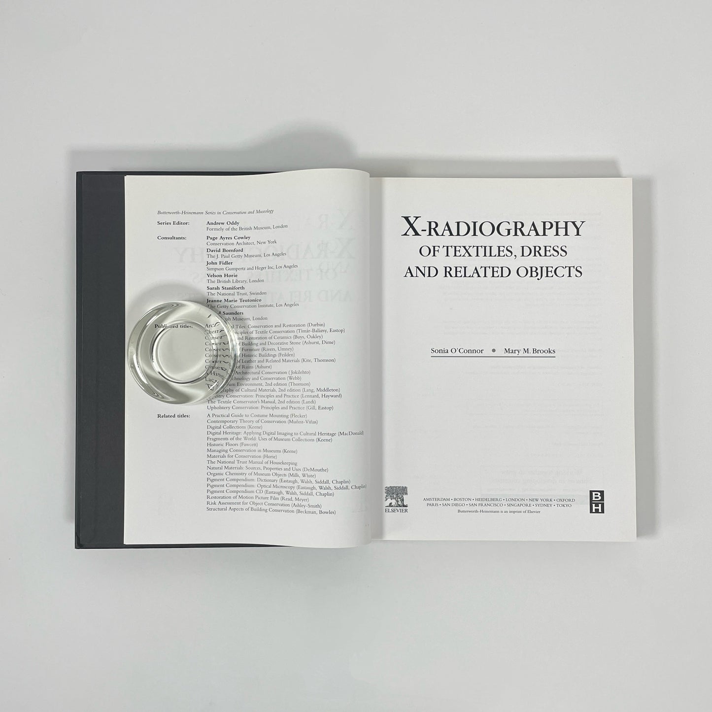 X-Radiography Of Textiles, Dress And Related Objects; O'Connor, Sonia; Brooks, Mary M