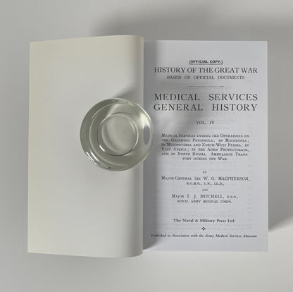 History Of The Great War Medical Services Volume 4; Macpherson, W G