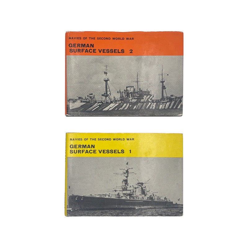 Navies Of The Second World War German Surface Vessels Volumes 1 & 2 Lenton H Hardcover Book