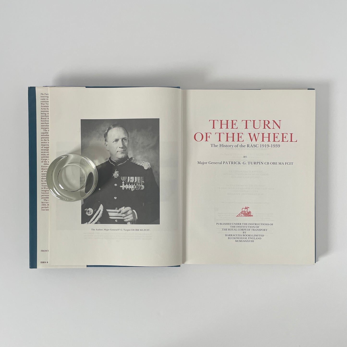 The Turn Of The Wheel, History Of The RASC 1919-1939; Turpin, Pat