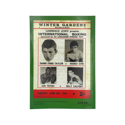 Boxing By The Sea, Morecambe Winter Gardens Professional Boxing Heritage 1928-1964, Signed; Braysher, Larry