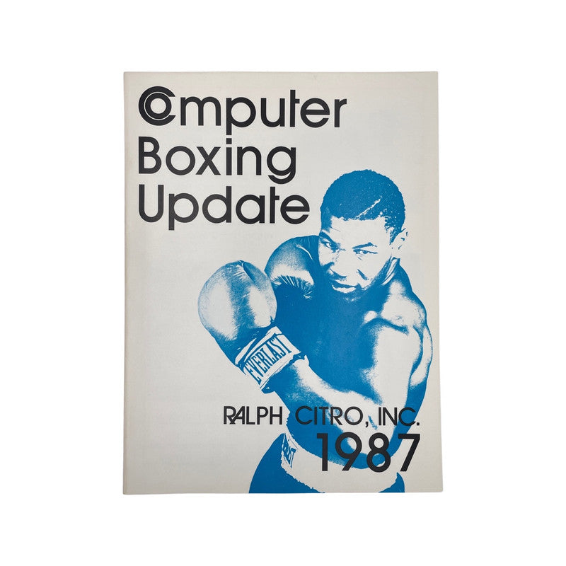 Ralph Computer Computer Boxing Update 1987 Volume 4; Ralph Citro Inc – Riveting Books