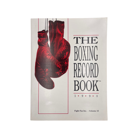 The Boxing Record Book 1998 Volume 15; Fight Fax Inc, Softcover, Book