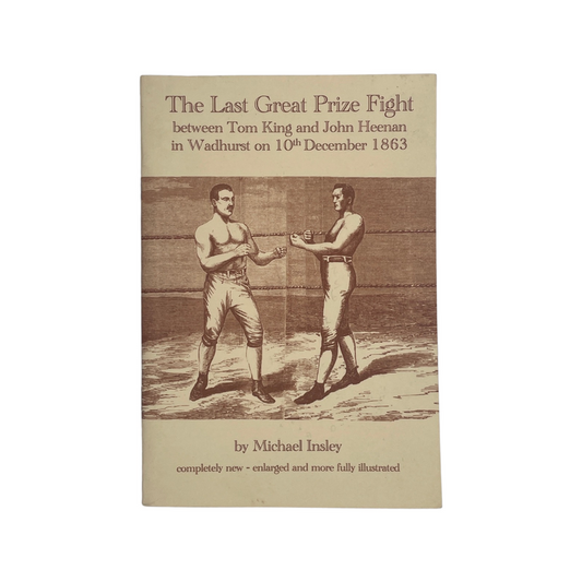 The Last Great Prize Fight; Insley, Michael, Softcover, Book