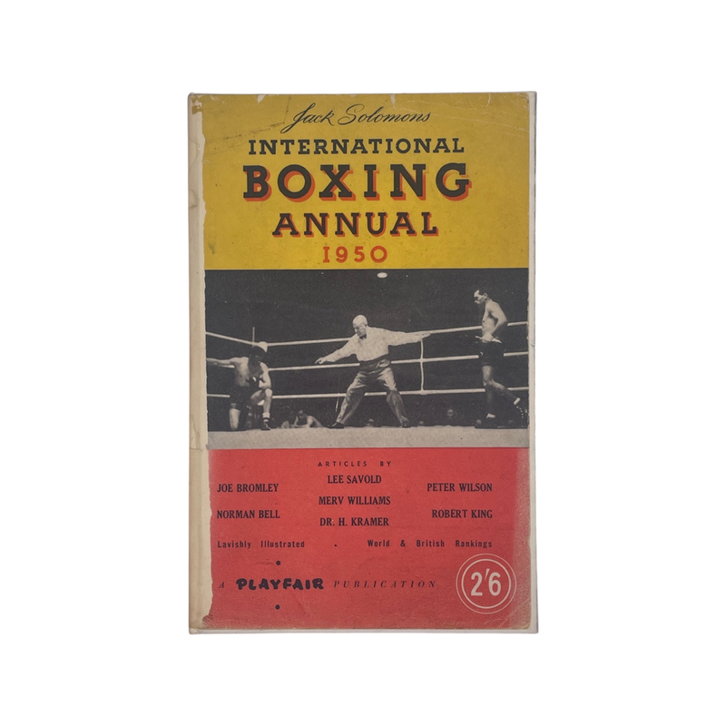 Jack Solomons International Boxing Annual 1950 Bromley Savold Wilson Hardcover Book