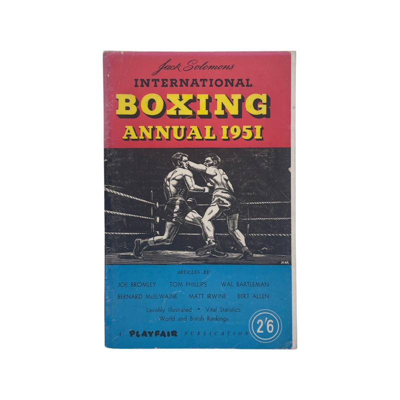 Jack Solomons International Boxing Annual 1951 Bromley Phillips Allen Hardcover Book